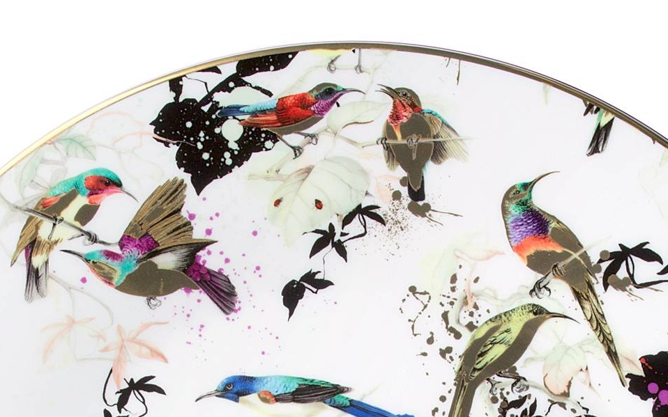 Garden's Birds Set of 6 Tea Cups & Saucers