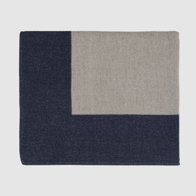 Plaid Engadina 140X200 grigio