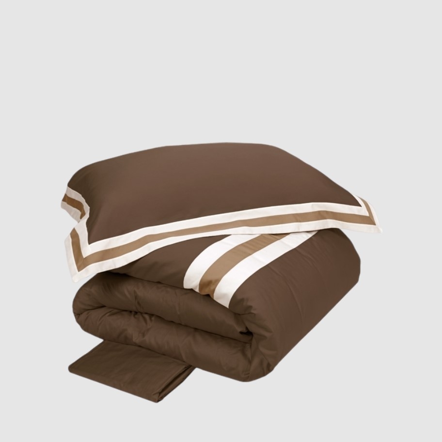 Lenjerie de pat Sentieri 220X200 Corteccia-Tortora