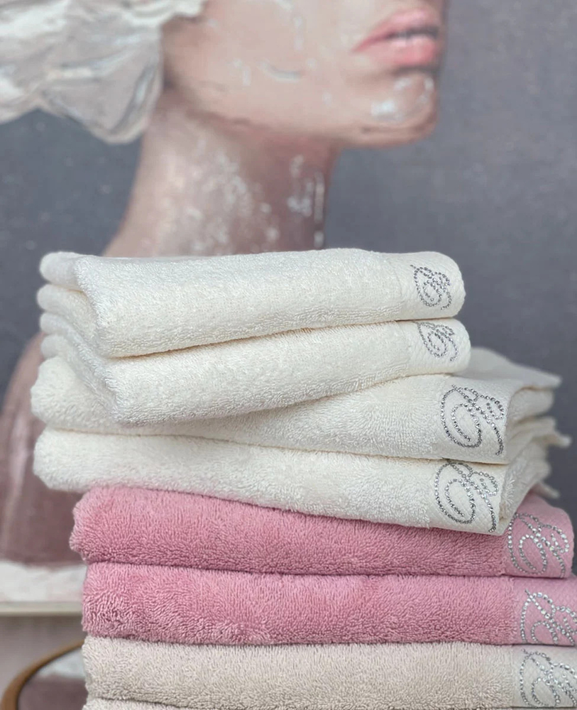 Набор из 2-х полотенец Benessere Pearl