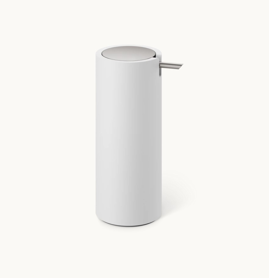 Stone Дозатор для мыла Brushed white
