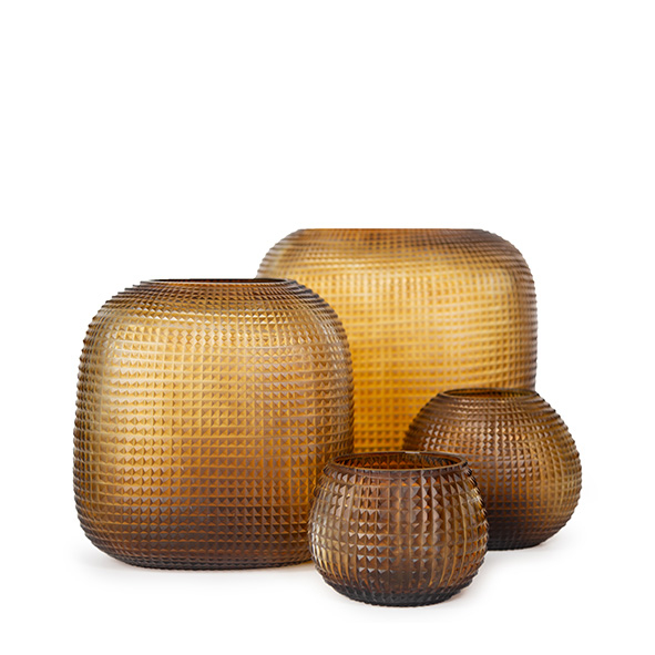 Vase Somba M dark brown