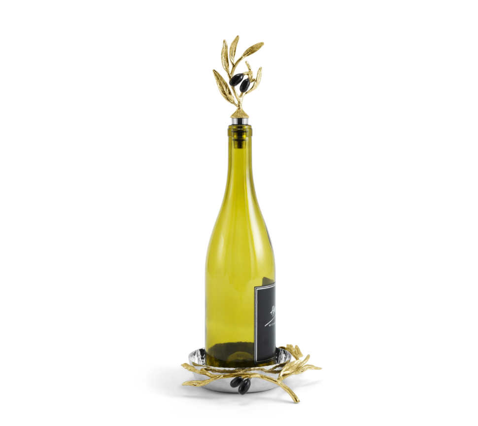 Set Olive Branch: suport și dop pentru vin
