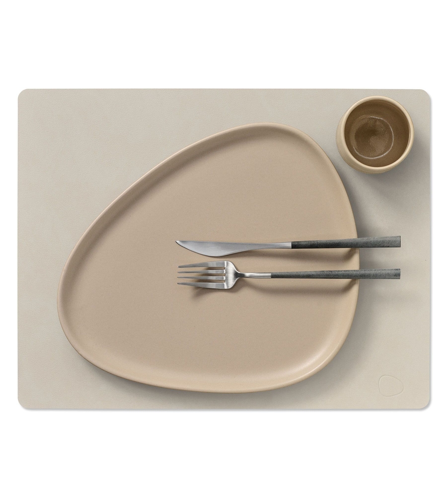 Suport pentru farfurie Square L Oyster White