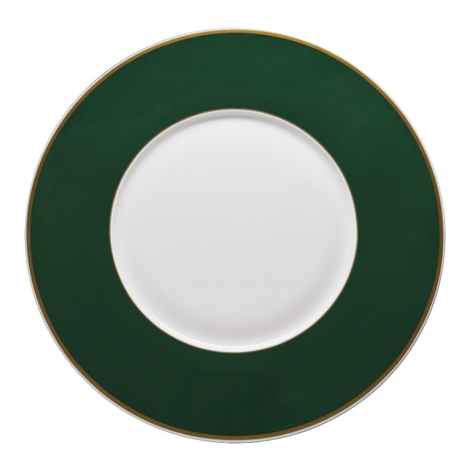 Stripes Green Подписная тарелка 