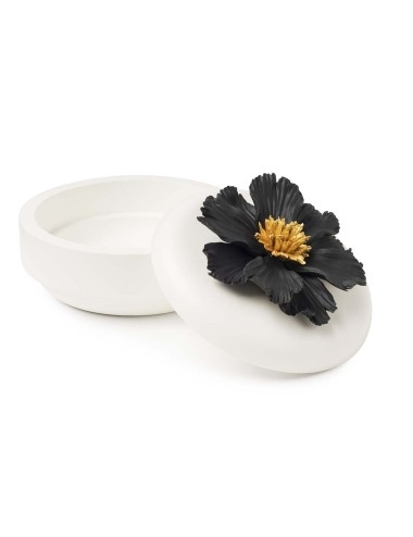 Cutiuță Peony White Black 