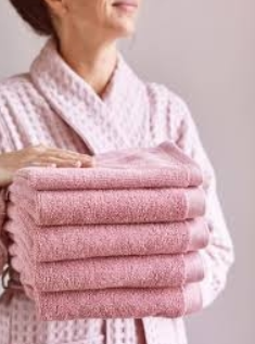 Viggo Bathrobe S dusty pink 