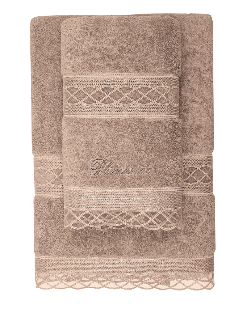 Set of 2 towels Seyla white