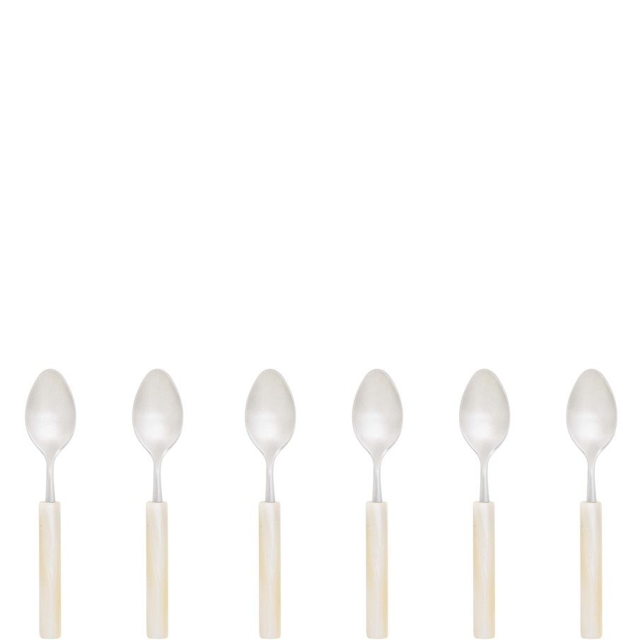 Mediterraneo Set of 6 moka spoons in gift box