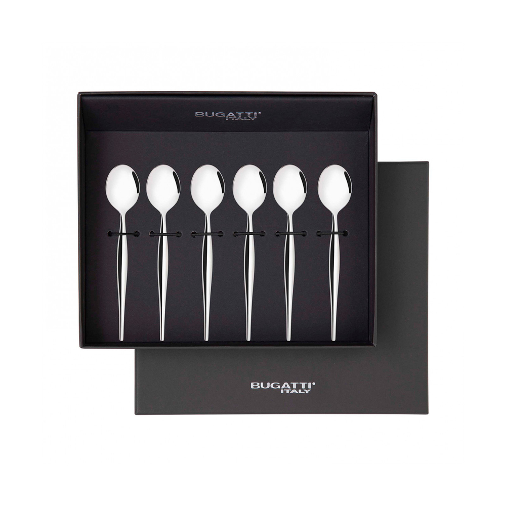 Natura Set de 6 linguri de moka în cutie cadou 