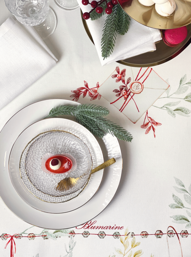 Față de masă Bianco Natale 170X360