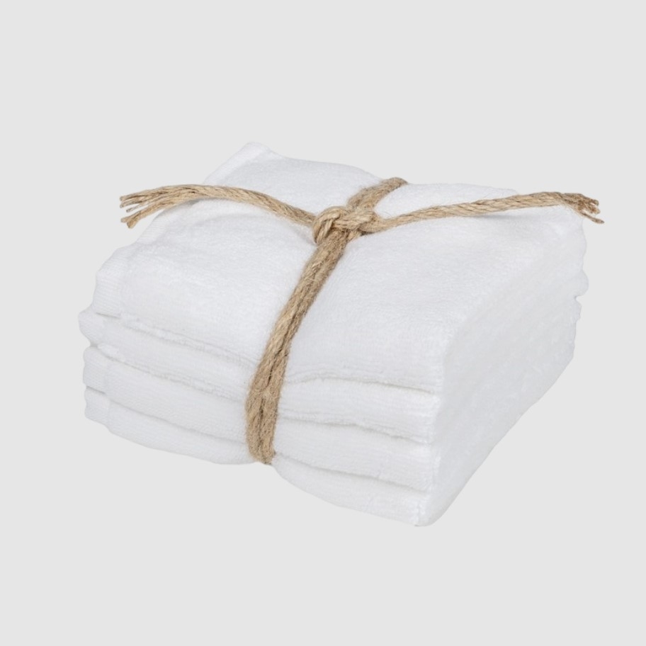 Set de 4 prosoape Coccola Bianco