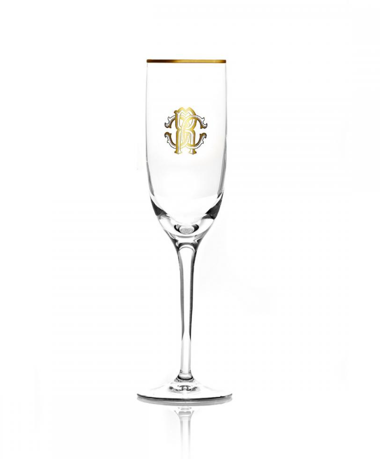 Monogramma Set of 6 champagne glasses 