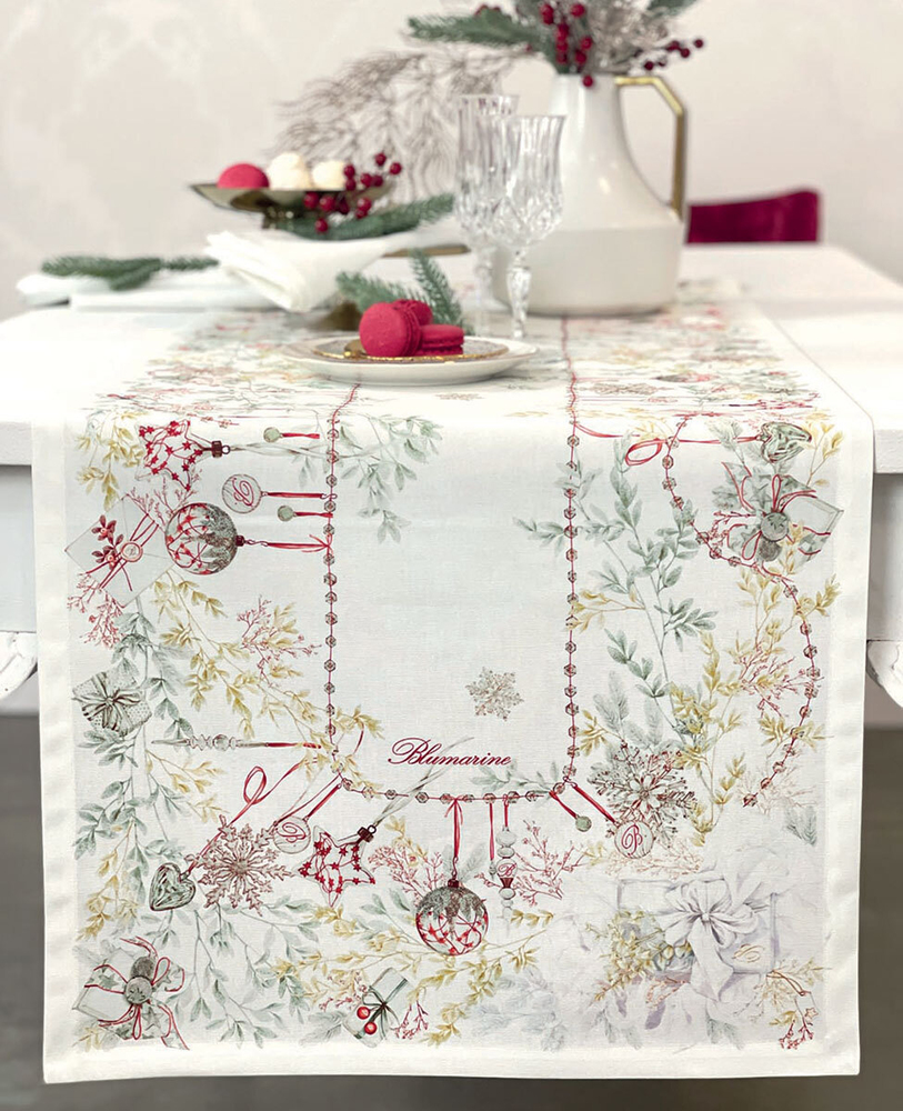 Runner Bianco Natale 50X150