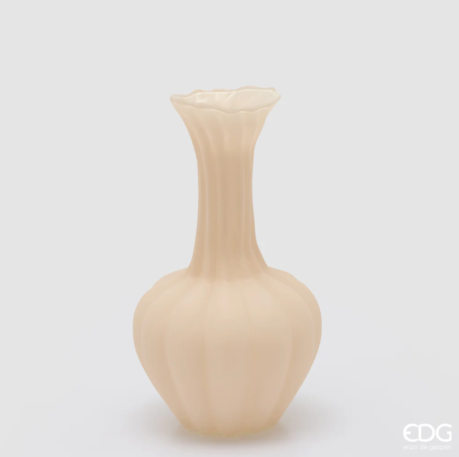 Vază Flow Sinuoso Ivory