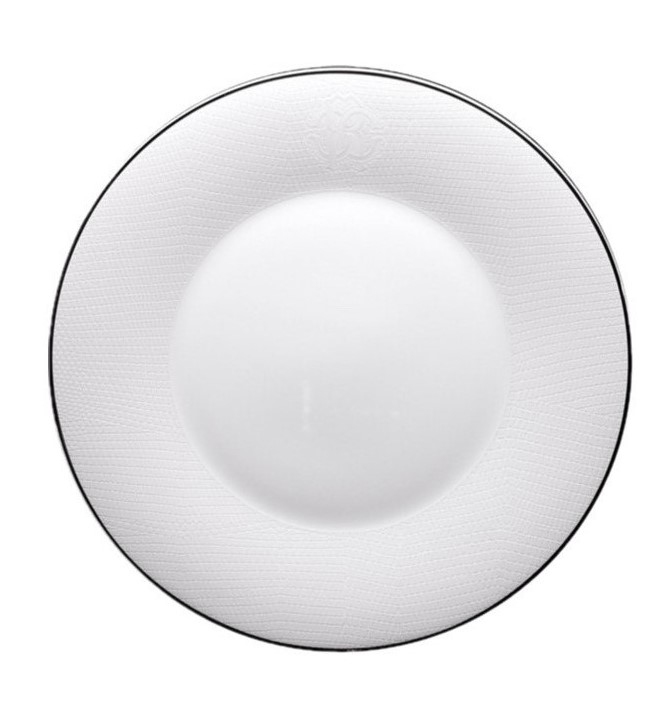 Lizzard Platin Round Serving Dish