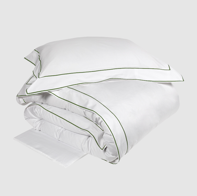 Lenjerie de pat Isola 220X200 Bianco+Verde