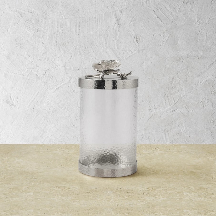 White Orchid Jar
