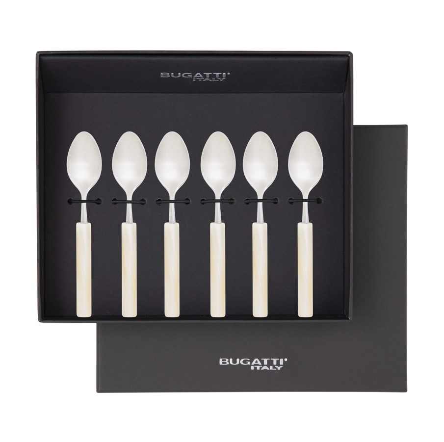 Mediterraneo Set of 6 moka spoons in gift box