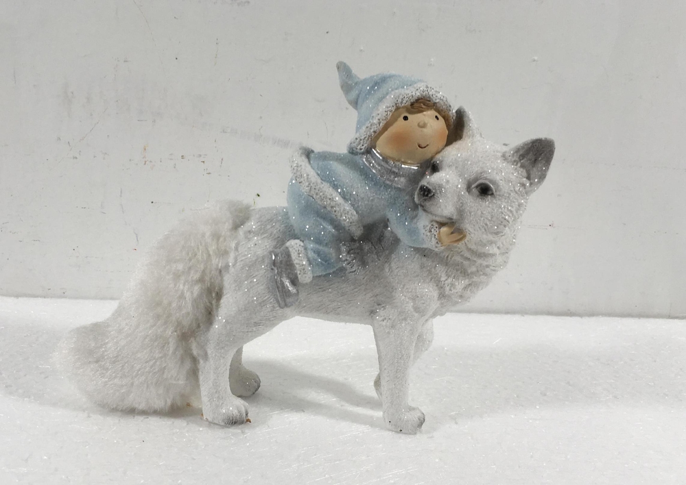 Decorațiune Vulpe cu copil