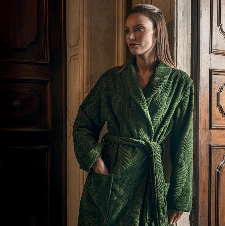 Bathrobe Felci L Verde Bosco