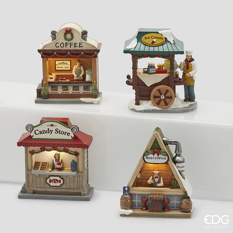 Статуэтка Diorama Negozio LED