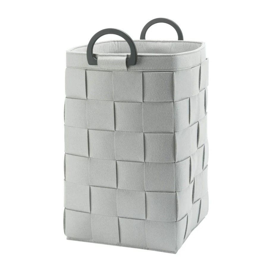 Dix Laundry Basket silver grey