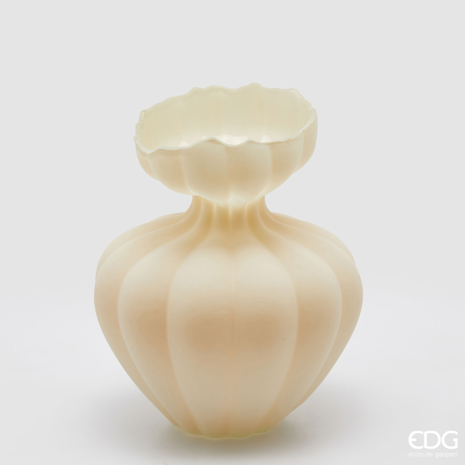 Vază Flow Sinuoso Ivory