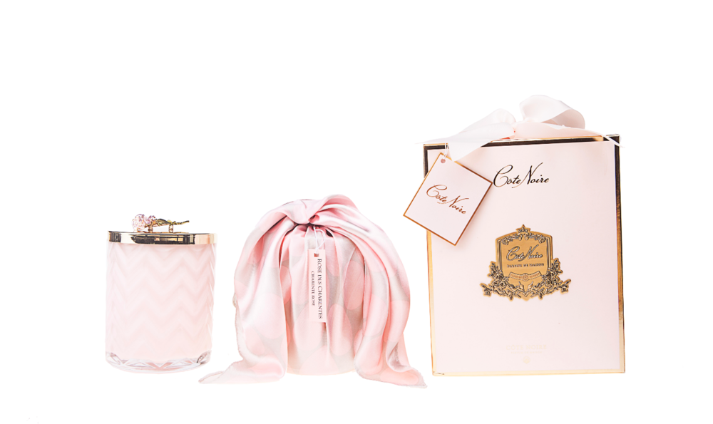 Ароматическая свеча Charente Rose