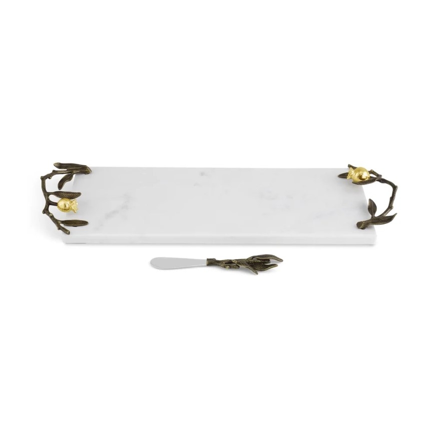 Pomegranate Cheese Board with Knife Small