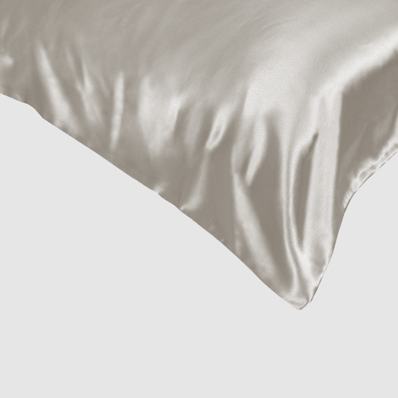 Pilowcase made of silk La Galleria 50X80 grigio perla