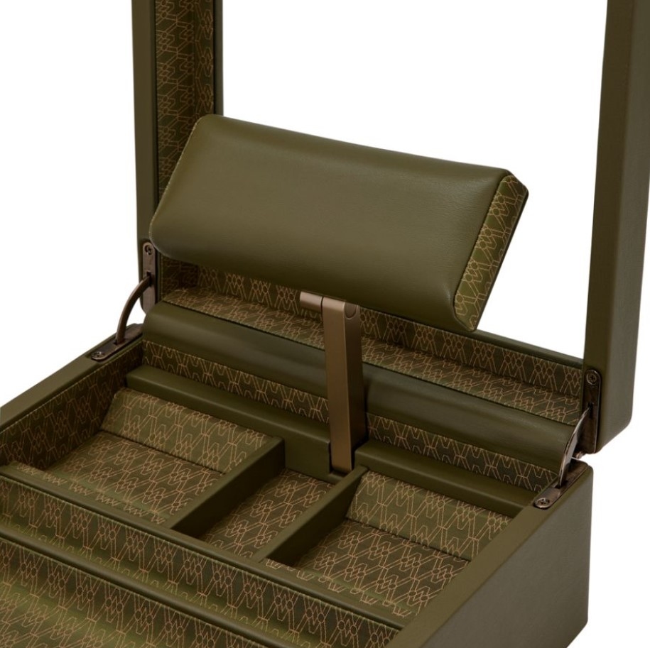 Cutie pentru bijuterii cu suport pentru ceas Earth Olive