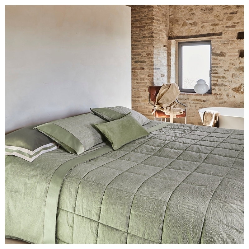 Lenjerie de pat Sashiko 220X200 Verde