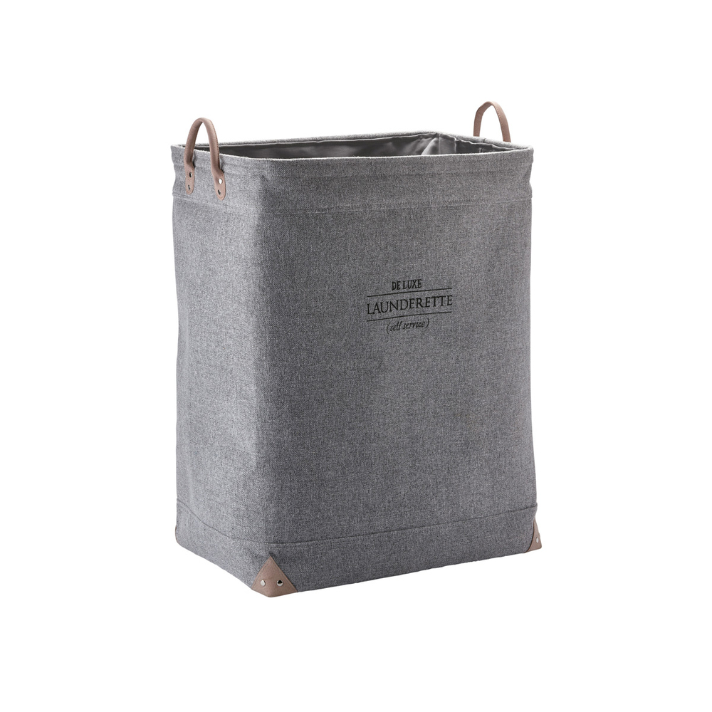 Lubin Laundry Basket silver grey