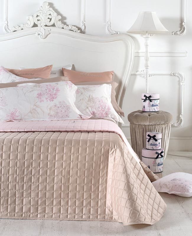 Bedspread Lory 270X270 Stone