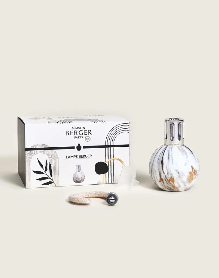 Lampe Marbrure Blanche