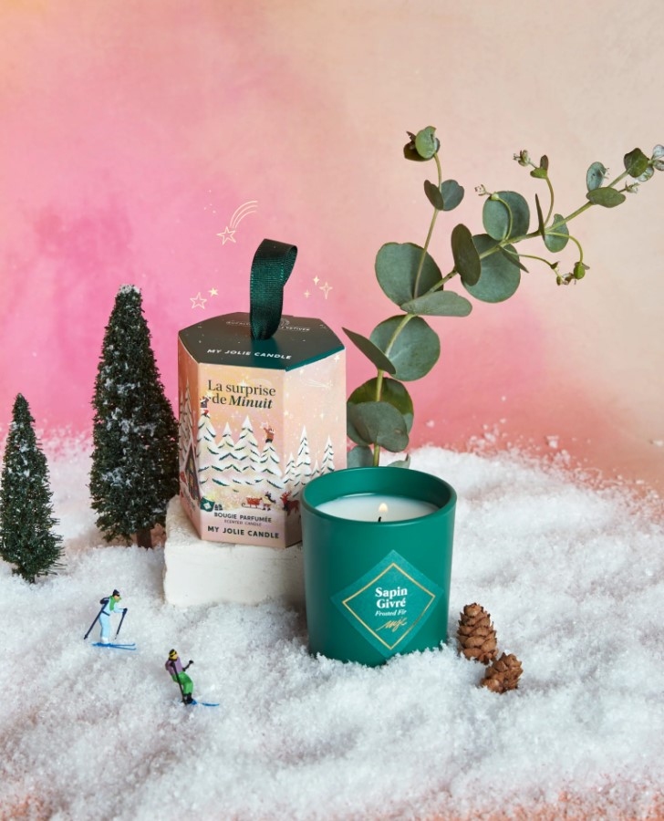 Scented Candle Mini Coffret Sapin Givré