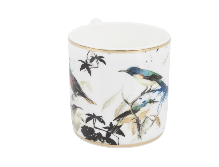 Garden's Birds Set de 2 cești de cafea si farfurii 