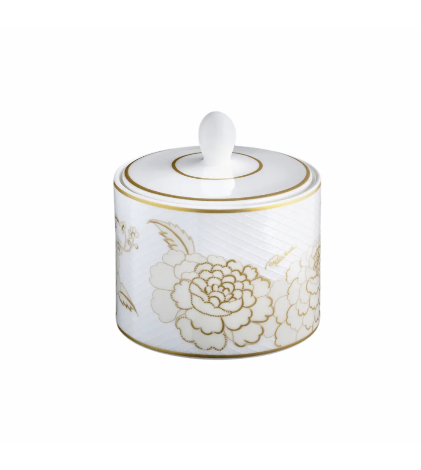 Blooming Roses Sugar Pot