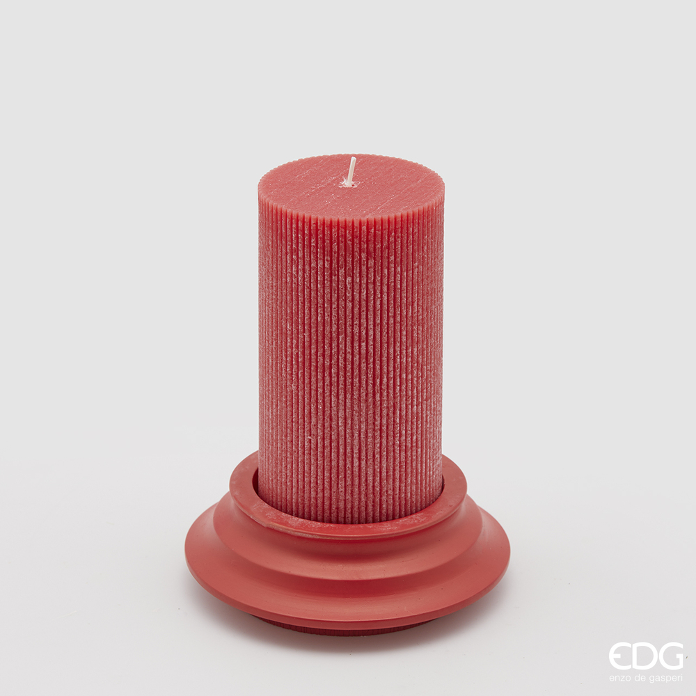 Ароматическая свеча Dorica c/Piatto Red