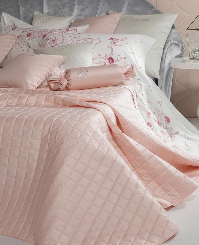 Bedspread Lory 270X270 Stone