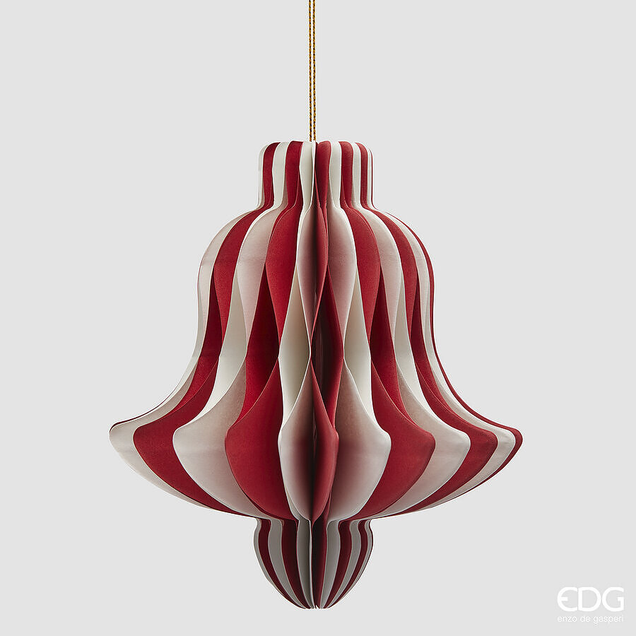 Jucărie brad Campana Origami H15 White Red