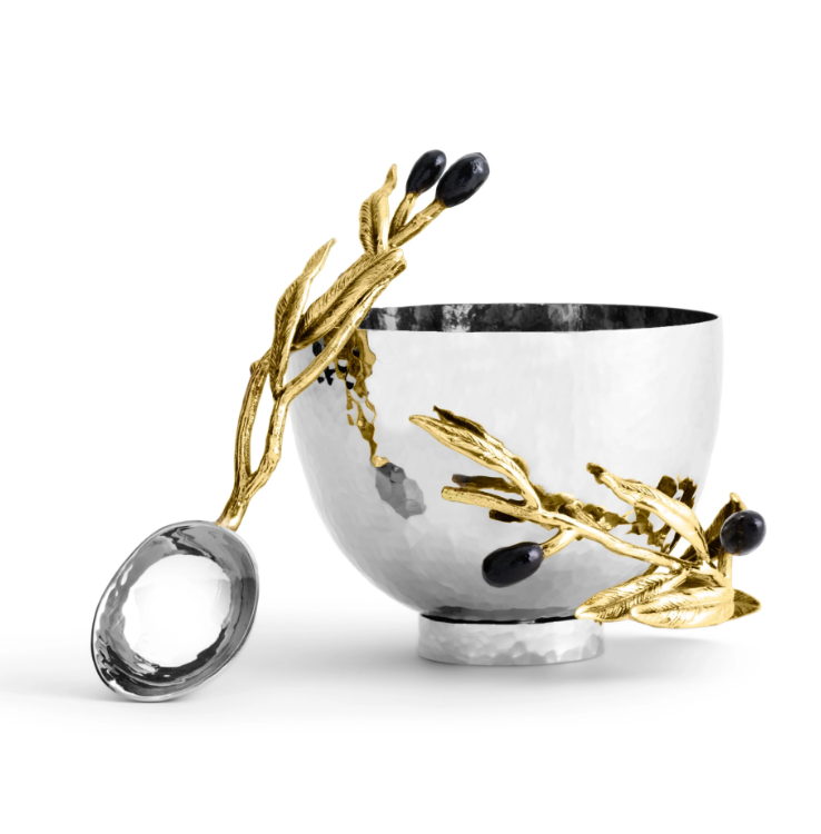 Olive Branch Bol pentru nuci cu linguriță