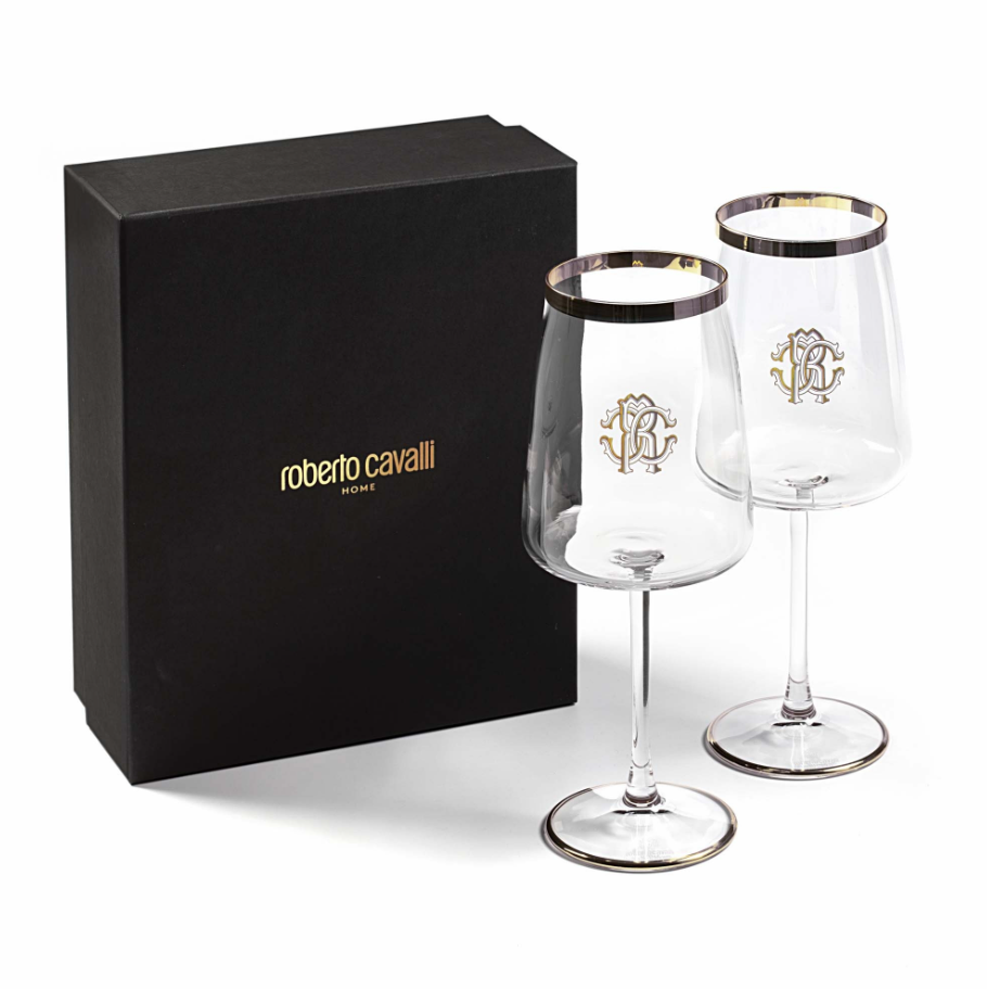 New Monogram Platinum Set de 2 pocale pentru apă