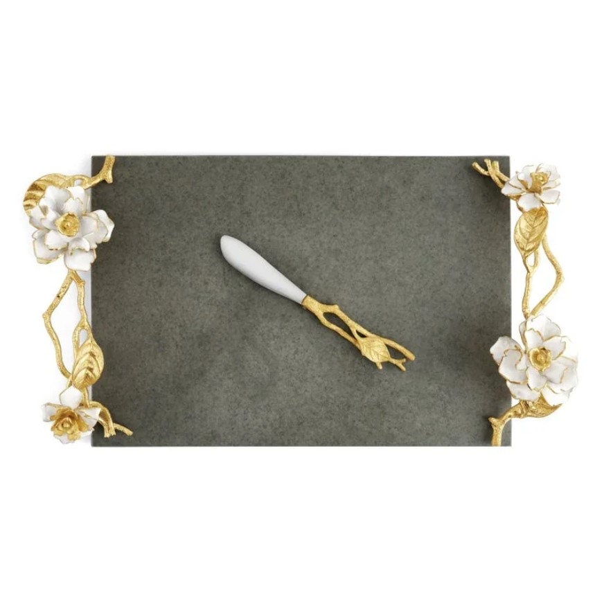 Gardenia Cheeseboard with Knife