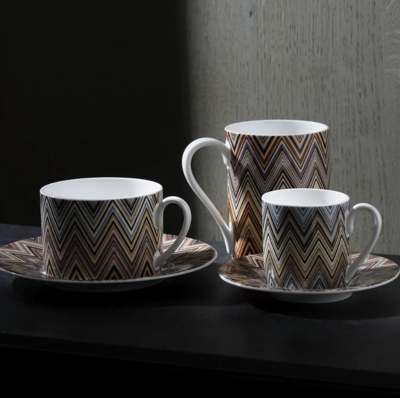 Zig Zag Jarris 148 Set de 2 cești pentru ceai si farfurii