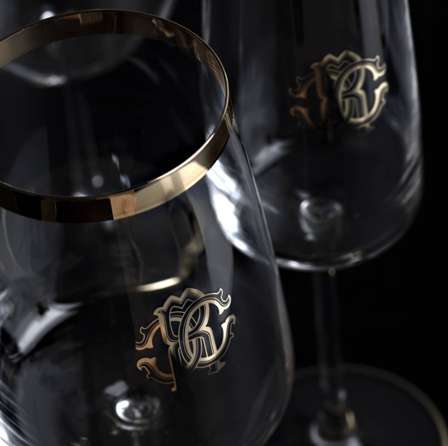 New Monogram Platinum Set de 2 pocale pentru apă
