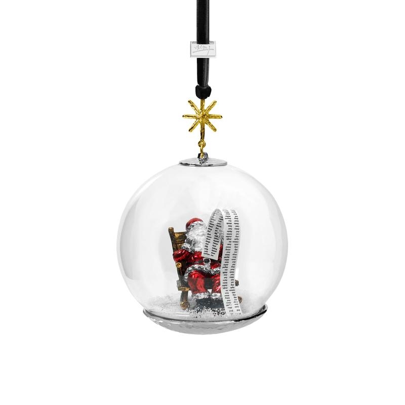Jucărie Brad Ornament Santa Globe