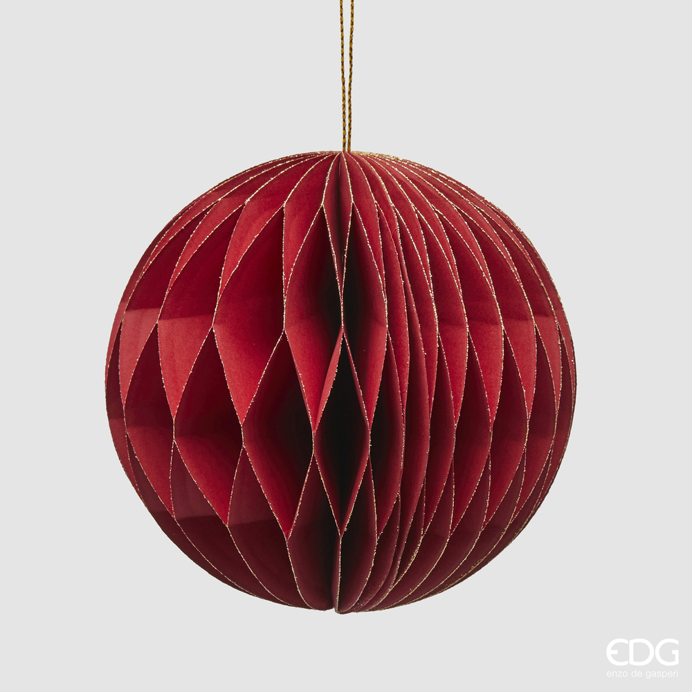 Jucărie brad Palla Origami D12 Red