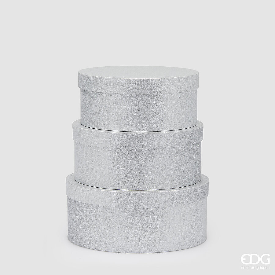 Set de 3 cutii decorative Glitter